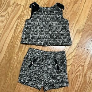 Janie & Jack 2 piece festive set